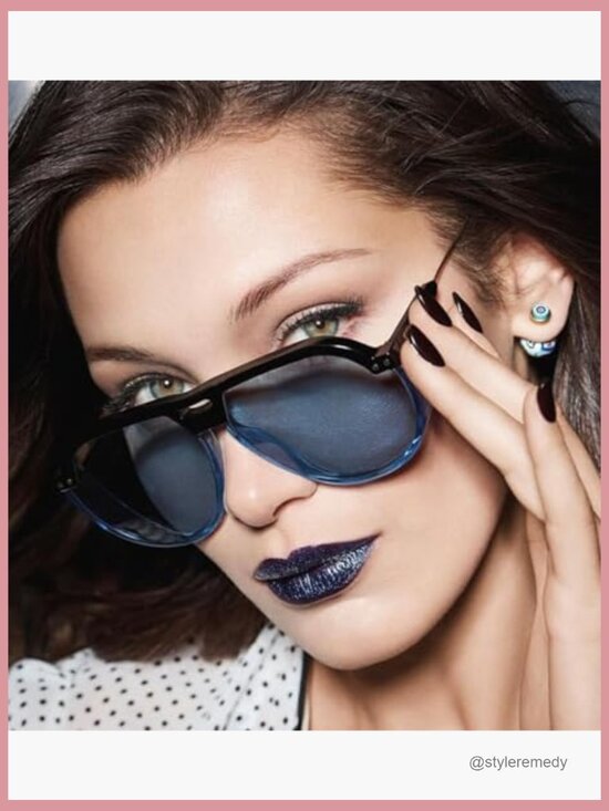 Retro Steampunk Aviator Sunglasses with Side Shields UV400 Protection main image 6